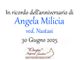 Angela Milicia ved. Nastasi - Anniversario