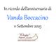 Vanda Boccacino - Anniversario
