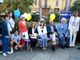 A Biella una panchina lilla realizzata dal Kiwanis Club Biella Victimula Pagus
