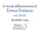 Ermes Fontana, ved. Peretti - Anniversario