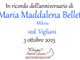 Maria Maddalena Belletti (Milena), ved Vigliani - Anniversario
