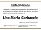 Lina Maria Garbaccio, partecipazione