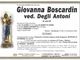 Giovanna Boscardin, ved. Degli Antoni