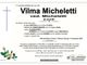 Vilma Micheletti, ved. Micheletti