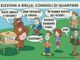 Biella, consigli di quartiere: gli elettori svaniscono rapiti dagli alieni - Illustrazione di Giovanni Cavallo