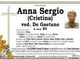 Anna Sergio (Cristina), ved. De Gaetano