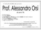 Professor Alessandro Orsi