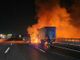 Dal Nord-ovest - Torino, a fuoco un tir alimentato a metano: ferito il conducente e traffico in tilt