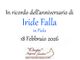Iride Falla in Piola - Anniversario