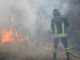 Sterpaglie a fuoco, intervento a Viverone (foto di repertorio)