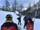Scialpinista ferito ed escursionista colta da malore, recuperi a terra per maltempo