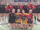 In foto,  le atlete della Prima Divisione dopo la vittoria contro Occhieppese Pallavolo