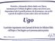 Ugo - Ringraziamenti