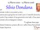 Silvio Dondana, anniversario