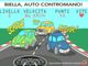 Auto contromano: arriva da Biella il nuovo simulatore di guida - Illustrazione di Giovanni Cavallo.