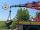 Dal Nord Ovest – Mezzo si ribalta e finisce nel canale, in campo anche l’autogrù