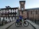 Da Oropa a Santiago in bicicletta: Andrea Mercando è all’inizio del Cammino francese FOTO