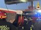 Dal Nord Ovest - Incidente in A4: cassone di un tir incastrato in una zona di lavori