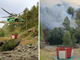 Incendio Monte Barone, ripresa di un focolaio: 49 lanci dell’elicottero