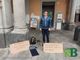 Cambiamenti climatici, il sit-in di Alessio De Bonis - Foto Alessandro Bozzonetti Cambiamenti climatici, il sit-in di Alessio De Bonis - Foto Alessandro Bozzonetti