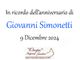 Giovanni Simonetti - Anniversario