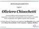 Oliviero Chiocchetti - Ringraziamento