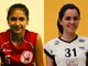 Irene Derossi dell'Occhieppese e Sara Bojanic del Teamvolley Irene Derossi dell'Occhieppese e Sara Bojanic del Teamvolley