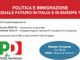 A Biella si parla di politica e immigrazione con l'europarlamentare Benifei