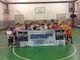 Nella foto il gruppo Minibasket-Acquilotti-Gazzelle con lo striscione del nuovo sponsor