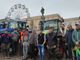 Biella, i trattori tornano in campo: la protesta in Piazza Martiri. Biella, i trattori tornano in campo: la protesta in Piazza Martiri.