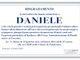 Daniele, ringraziamento