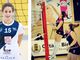 Giada Piacenza del Teamvolley e Erica Sartini della SprintVirtus