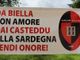 Calcio: I sardi di Biella festeggiano il Cagliari in Serie A Calcio: I sardi di Biella festeggiano il Cagliari in Serie A