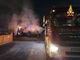 Dal Nord Ovest - Piattaforma ecologica di Borgomanero in fiamme nella notte