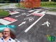 Parcheggio dell'ospedale: avanti con il cantiere, pronta la nuova segnaletica orizzontale che scatena il web, foto Mattia Baù per newsbiella.it