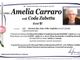 Amelia Carraro, ved. Coda Zabetta