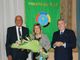 Maurizio Romiti con il prefetto Annunziata Gallo e il presidente Panathlon Biella Franco Bessi