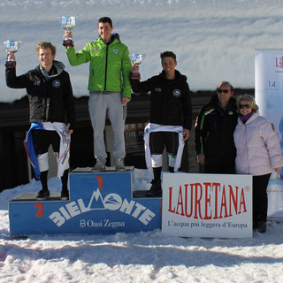 Sci - Enrico Ferla e a Andrea Villa sul podio a Bielmonte Sci - Enrico Ferla e a Andrea Villa sul podio a Bielmonte