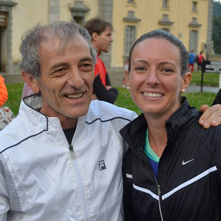 Valentina Menonna con l'allenatore Claudio Canatone - foto www.biellaedintorni.it