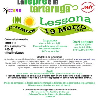Il 19 marzo tutti di corsa a Lessona con "La lepre e la tartaruga"