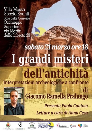 A Occhieppo Superiore una serata dedicata all'archeologia misteriosa