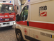 Anziana infortunata in casa soccorsa e condotta in Ospedale