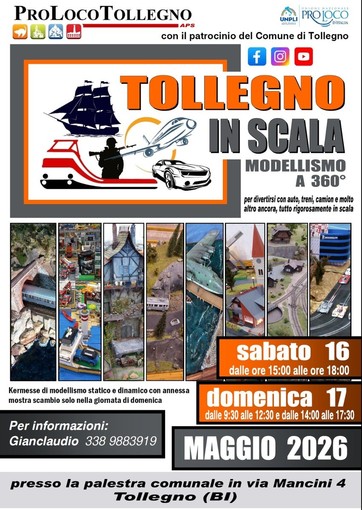 Torna Tollegno in scala, un fine settimana all'insegna del modellismo