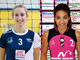 Erica Vodopi del Teamvolley e Wendy Manuello della SprintVirtus