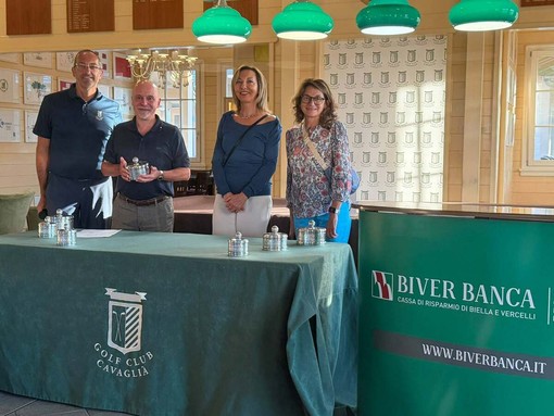 Al Golf Club Cavaglià la classica Coppa Biver Banca gruppo Banca di Asti