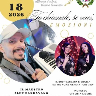 “Tu chiamale se vuoi, emozioni” a Gaglianico una serata evento dedicata alla grande musica d'autore con Alex Parravano