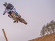 Roberto Chioda, di Baffo MX, salta sul 1° gradino del podio al campionato Motoasi FOTO Roberto Chioda, di Baffo MX, salta sul 1° gradino del podio al campionato Motoasi FOTO