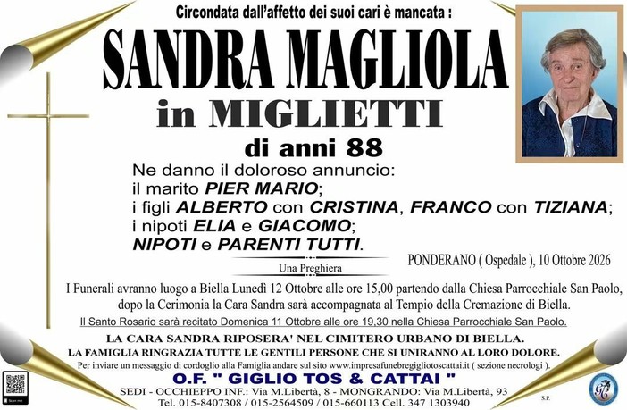 Sandra Magliola in Miglietti