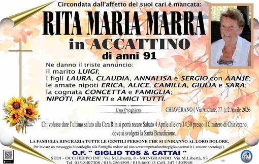 Rita Maria Marra in Accatino