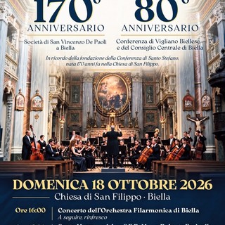La Società di San Vincenzo De Paoli celebra 170 anni a Biella